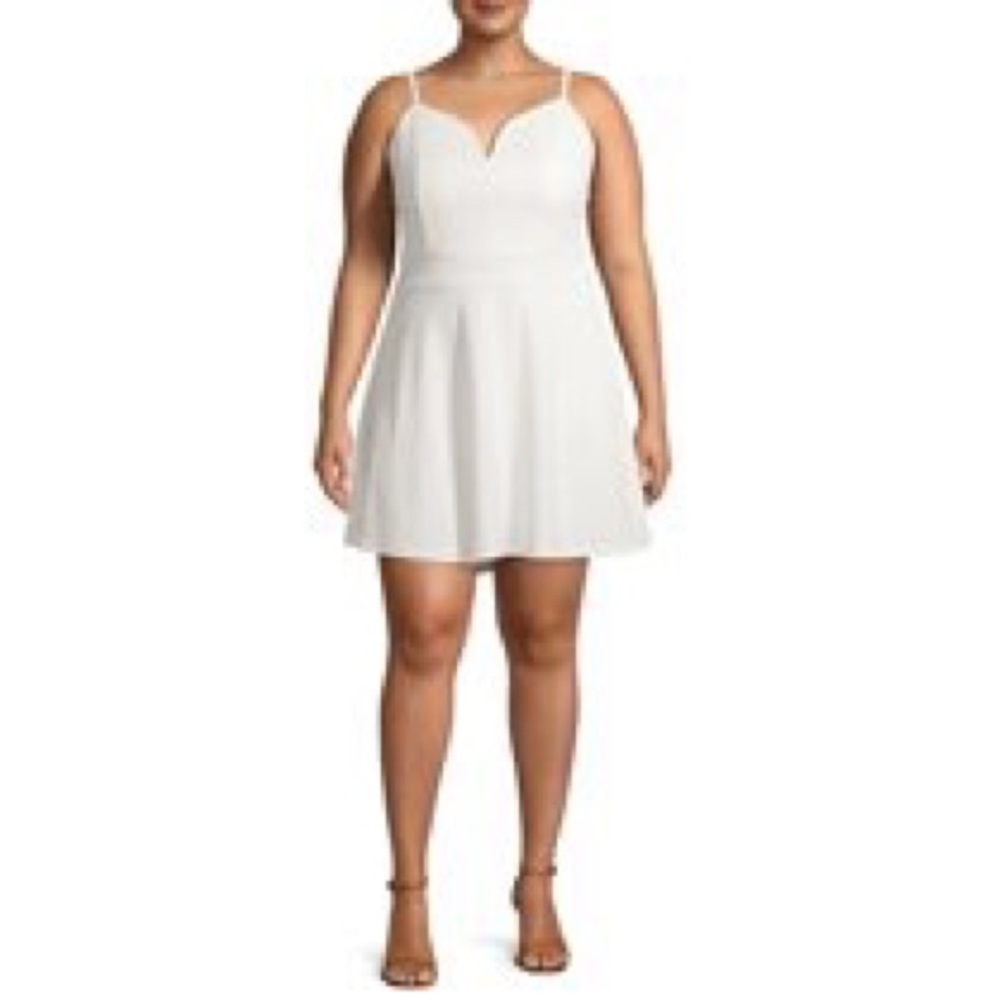 White Skater Dress